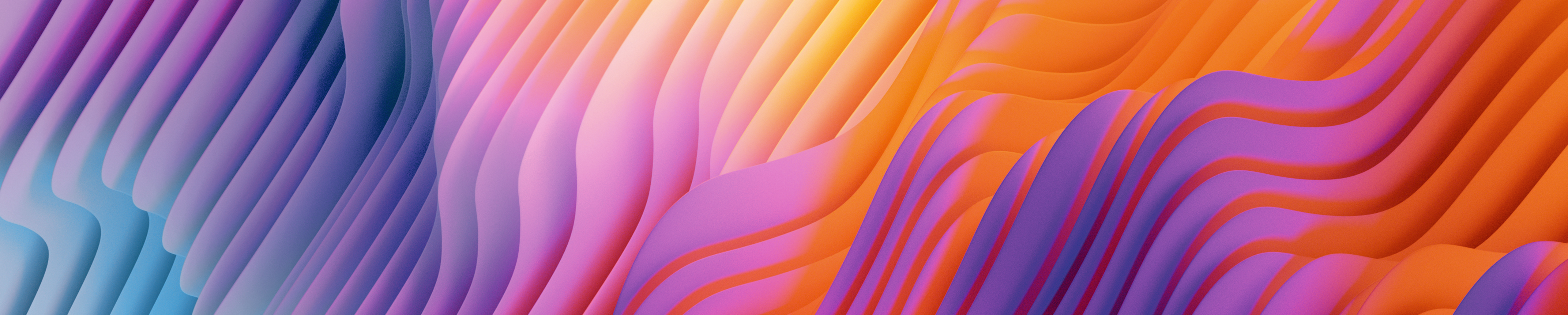 An abstract image with colorful waves
