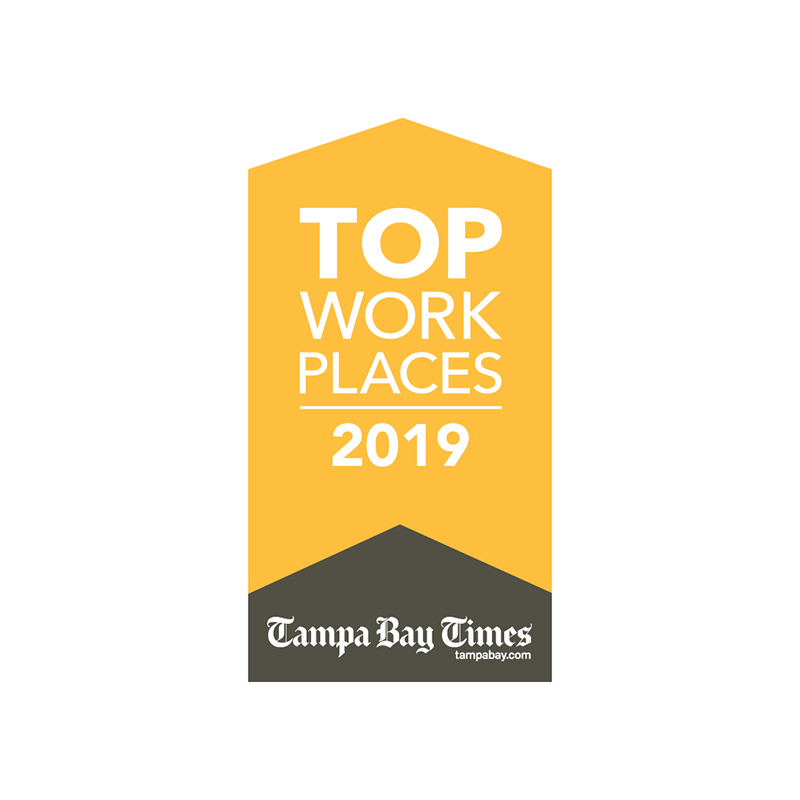 2019 Tampa Bay Time Top Workplaces Logo
