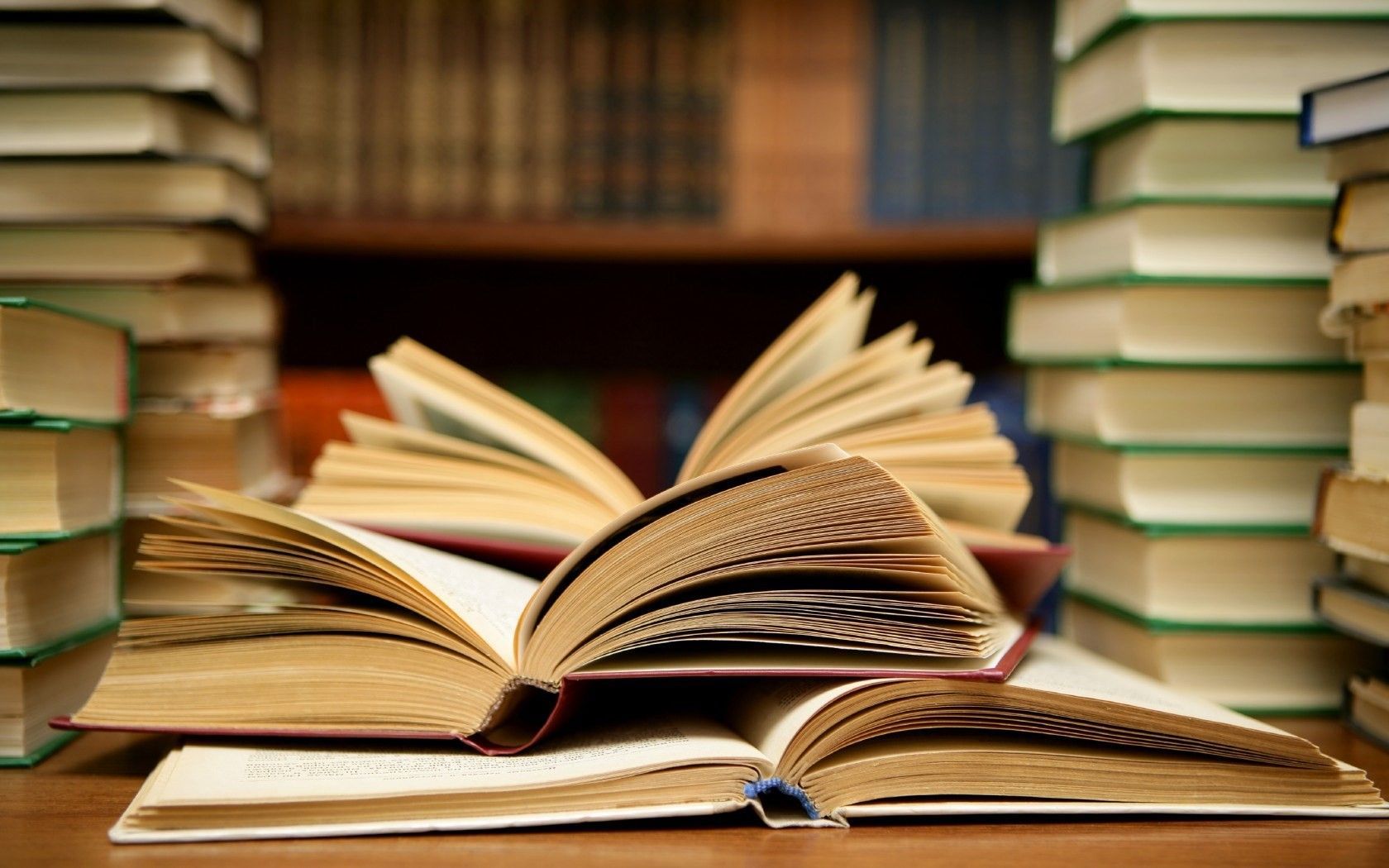 Stacks of journals