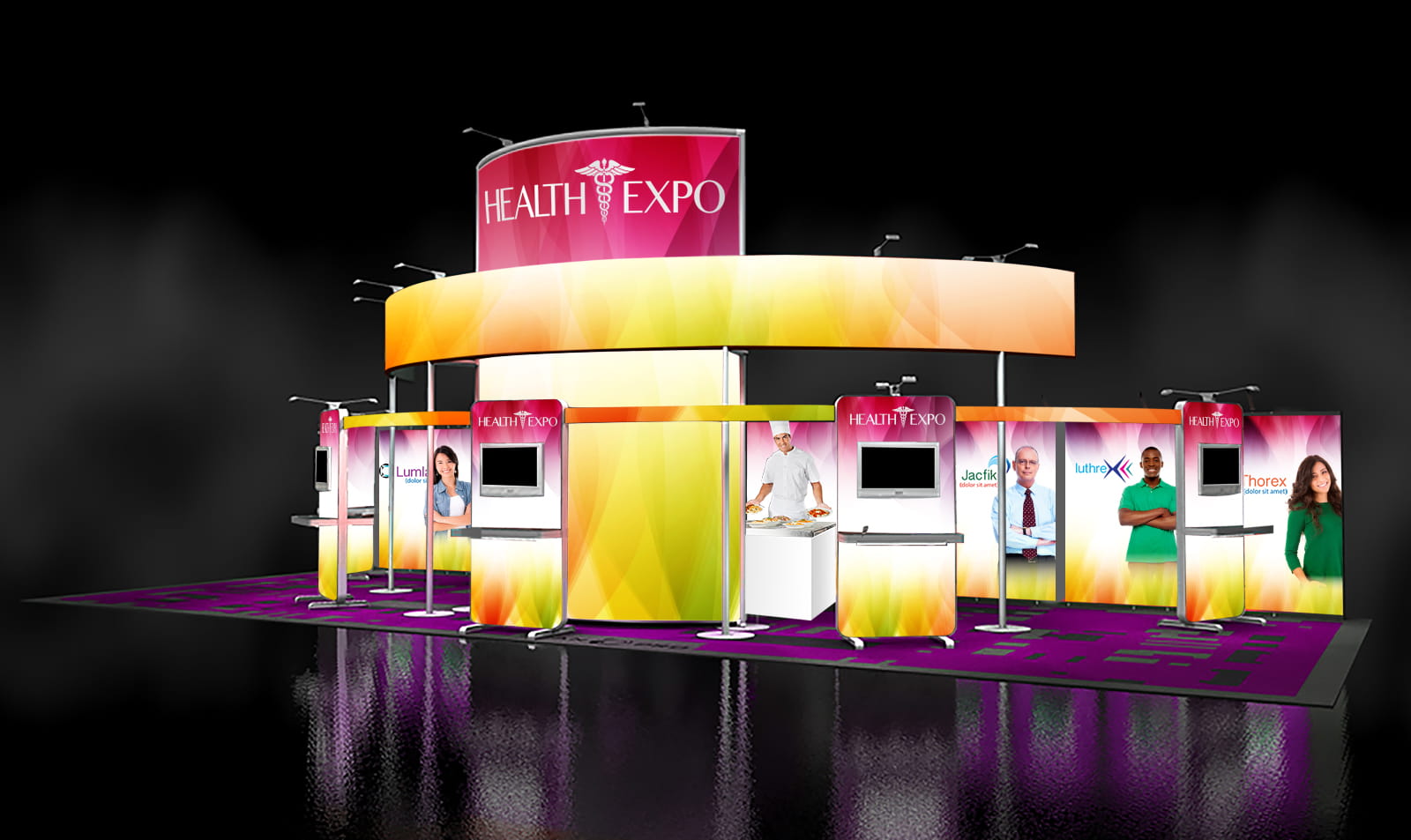 Booth setup
