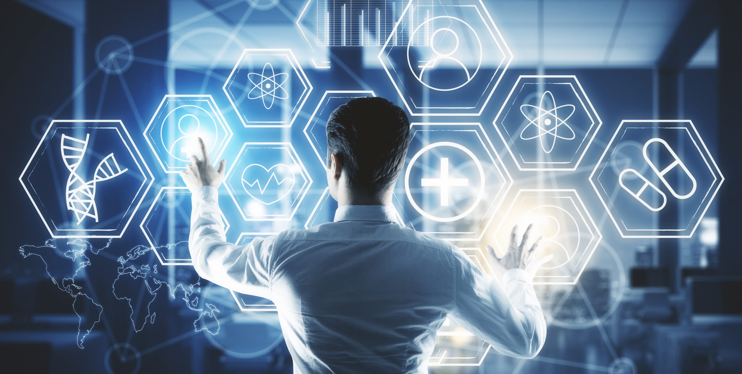 Reimbursement data on touchscreen